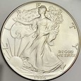261. USA, Dolar 1986, Statua, st 1-, uncja srebra