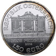 E252. Austria, 1,5 euro 2014, Filharmonia, uncja srebra, patyna