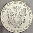 281. USA, Dolar 1992, Statua, st 1, uncja srebra