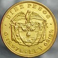 A45. Kolumbia, 10 pesos 1919, st 3-