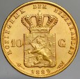 A246. Holandia, 10 guldenów 1889, Wilhelm st 1-