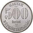 D270. Węgry, 500 forintów 1988, Footbol, Siatka, st 1-