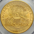 USA, 20 dolarów 1904, Liberty, PCGS MS63