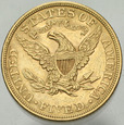C66. USA, 5 dolarów 1898, Liberty, st 2-