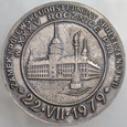 C280. Medal 1979, Odbudowa Zamku Królewskiego w Warszawie, srebro
