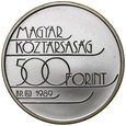 A89. Węgry, 500 forintów 1989, Albertville 1992, st 1