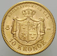 C28. Szwecja, 10 koron 1873, Oskar II, st 1-+