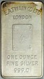 Sztabka kolekcjonerska, srebro 999, 31,1 g, E.A. Twain