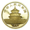 4690N 10 Yuan 1991 rok Chiny (Gold Panda)