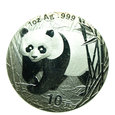 2805N 10 Yuan 2002 rok Chiny (Panda)