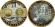 SN0625 Medal Waluty Europy- San Marino Ag/Au