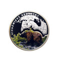 M02572 Medal Symbole Przyrody- Niedźwiedź Brunatny Ag