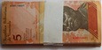 Wenezuela  5 Bolivares 2008 Paczka 100 sztuk