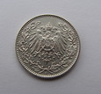 431. Niemcy, cesarstwo - 1/2 marki 1916 E 