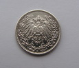 433. Niemcy, cesarstwo - 1/2 marki 1917 E 