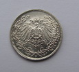 429. Niemcy, cesarstwo - 1/2 marki 1916 D 