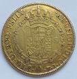 CHILE 8 escudos 1803 rok. ZŁOTO. Waga 26,38 gram.