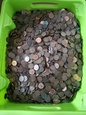 HOLANDIA 156 kilogramów monet 1 cent 1948-1980 - BRĄZ
