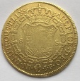 KOLUMBIA 8 escudos 1815 rok. ZŁOTO. Waga 26,94 gram.