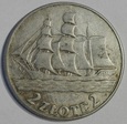 Polska 2 złote ŻAGLOWIEC 1936