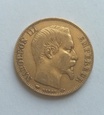 FRANCJA 20 Franków 1856 rok. Złoto