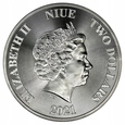 2 dolary - Drzewo życia - Niue - 2021 - 1 uncja