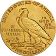 USA 5 DOLARÓW 1913 S INDIANIN