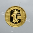 Francja, 5 euro 2011, siewca, złoto st. L