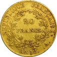 FRANCJA 20 FRANKÓW An12 (1804) NAPOLEON