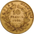 FRANCJA 10 FRANKÓW 1864 NAPOLEON III