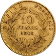 FRANCJA 10 FRANKÓW 1865 NAPOLEON III