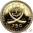 GWINEA RÓWNIKOWA - 750 PESET - 1970 - RZYM