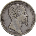Włochy, 5 Lirów, 1850, Wiktor Emanuel II