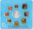 SAN MARINO - ZESTAW EURO - 2003 - OD 1 CENTA DO 2 EURO + 5 EURO Ag