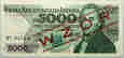 PRL, 5000 złotych 1.06.1986, WZÓR, No. 0354, seria AY