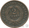 USA - 2 CENTY - 1868