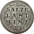 AUSTRIA - SALZBURG - 4 KRAJCARY - 1731 - LEOPOLD ANTONI VON FIRMIAN