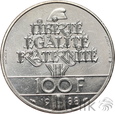 FRANCJA - 100 FRANKÓW - 1988 - PIEFORT