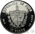KUBA - 10 PESOS - 1989 - 500-LECIE ODKRYCIA AMERYKI - ŻAGLOWCE