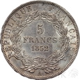 FRANCJA - 5 FRANKÓW - 1852 A - LUDWIK NAPOLEON [eb]