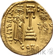BIZANCJIUM - SOLIDUS - 641 - 648 - KONSTANS II i KONSTANTYN IV