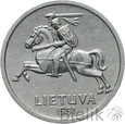 LITWA - 1 CENTAS - 1991