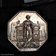 Medal Francja, oktagon 1858 SREBRO 23,1 g