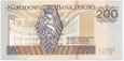 200 złotych 1994 seria AA  St.1 UNC 