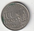 100  FRANCS 1955