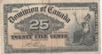 25 CENT 1900  CANADA