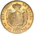 Hiszpania, 20 Pesetas 1887 r. (1962)