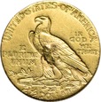 USA, 2,5 dolara 1910 r.