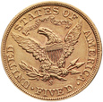 USA, 5 dolarów 1901/0 S