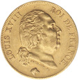 Francja, 40 franków 1818 r. W